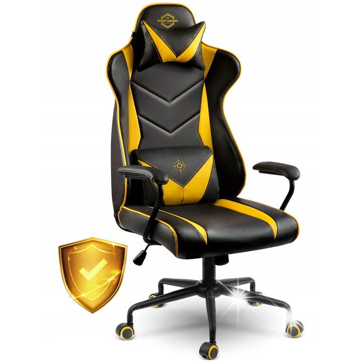 Sofotel gamer szék, Blitzcrank modell, fekete, 41x48cm, karfákkal és hintafunkcióval