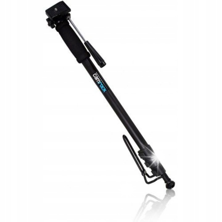 Монопод Camrock M140, 4 секции, 178x60см, тегло 0,55кг, 2D глава, противоплъзгащ