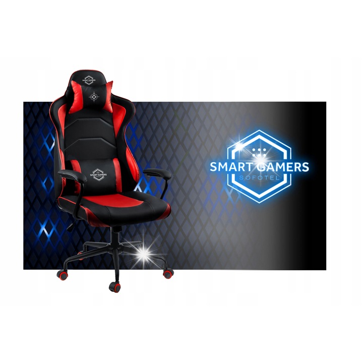 Sofotel Katarina gamer szék, állítható, hintafunkcióval, fekete, 41x48cm