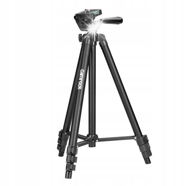 Stativ Camrock TA30, 144cm, 550g, negru, dimensiuni 42x7x6cm