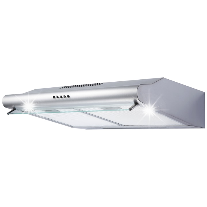 Hota Diplomat DPL-99T-S, INOX, tip T, Decorativă, 589.5 m³/h, 103W