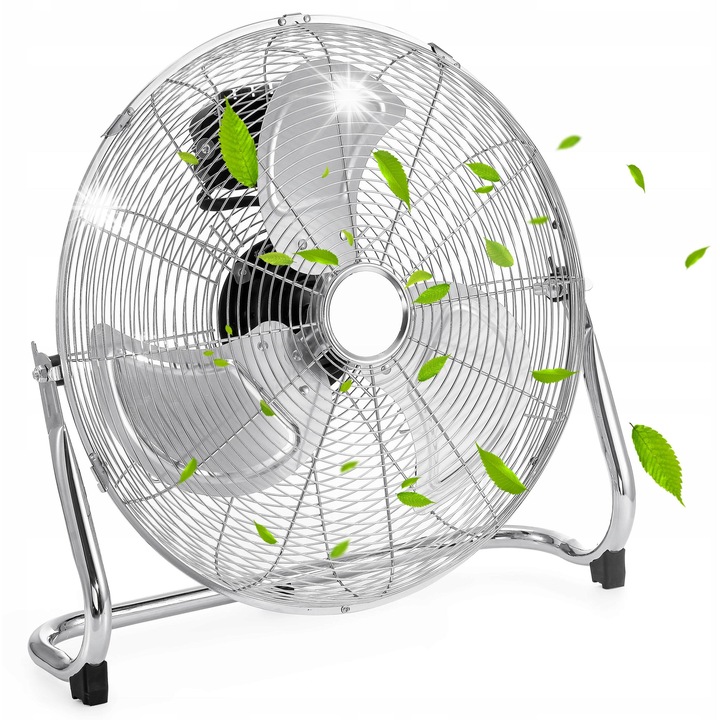 Ventilator stand Gockowiak, 120W, 3 viteze, crom, 45cm