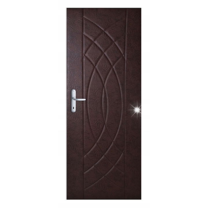 Tapiterie usa GMM Group, 95x205cm, izolatie termica si acustica, maro