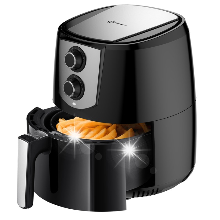 LibertyLine 3,5L, 1400W olajsütő, 80-200°C hőmérséklet, 29,5x37,5x34cm méretek