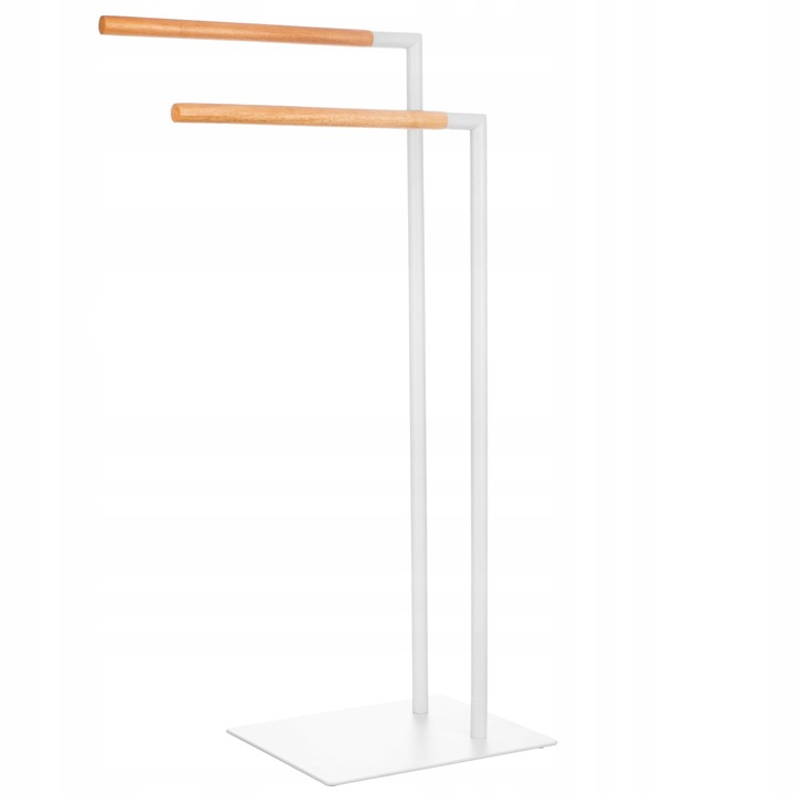 Törölközőtartó, Brunbeste, 1108-as modell, 2 karos, matt fehér, 30x24cm