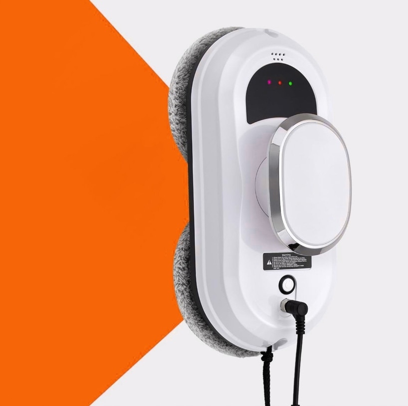 Set Robot Inteligent pentru curatarea geamurilor si oglinzilor, automat, alb