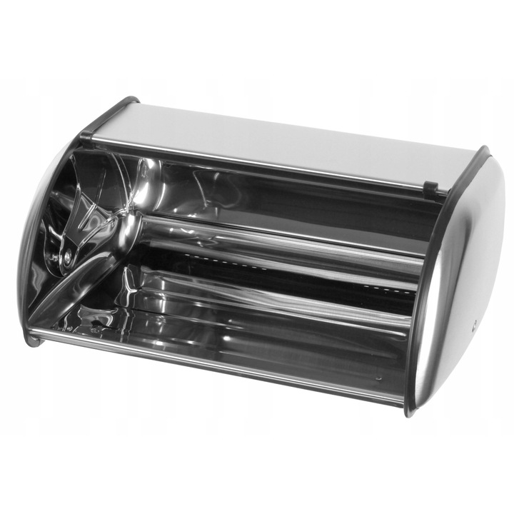 Cutie alimentara Brunbeste, chlebak metalic, argintiu, 36x23x14.5cm, design ergonomic, capacitate mare