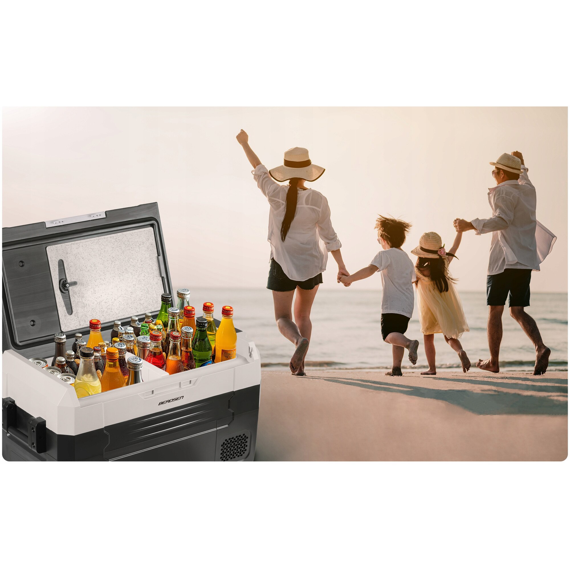 Frigider auto Berdsen Icemax, 32l, 2 camere, racire -20C