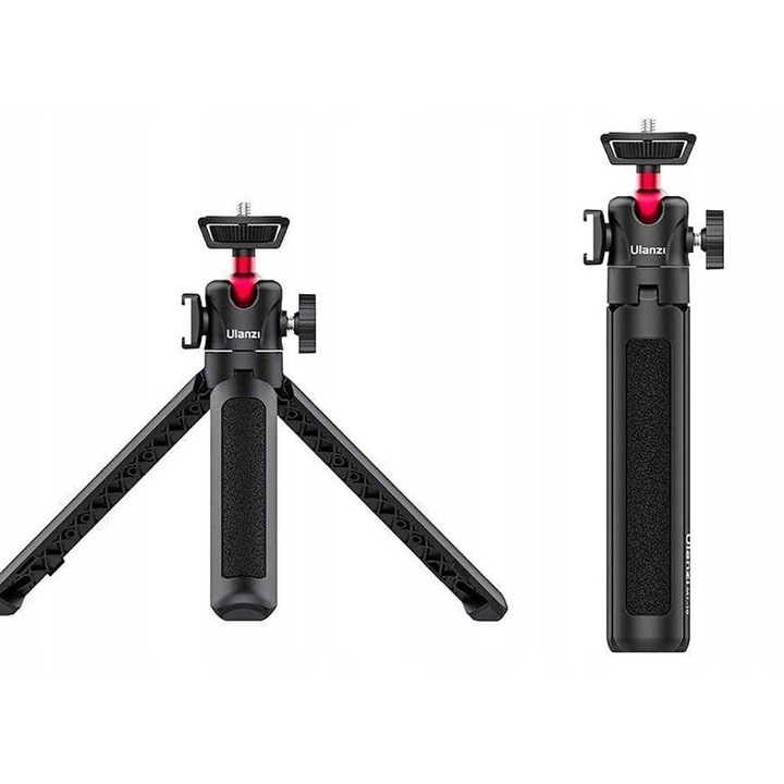 Stativ 3in1 Ulanzi, grip pentru filmare, inaltime minima 22cm, maxima 44cm, material ABS si aluminiu, greutate 170g