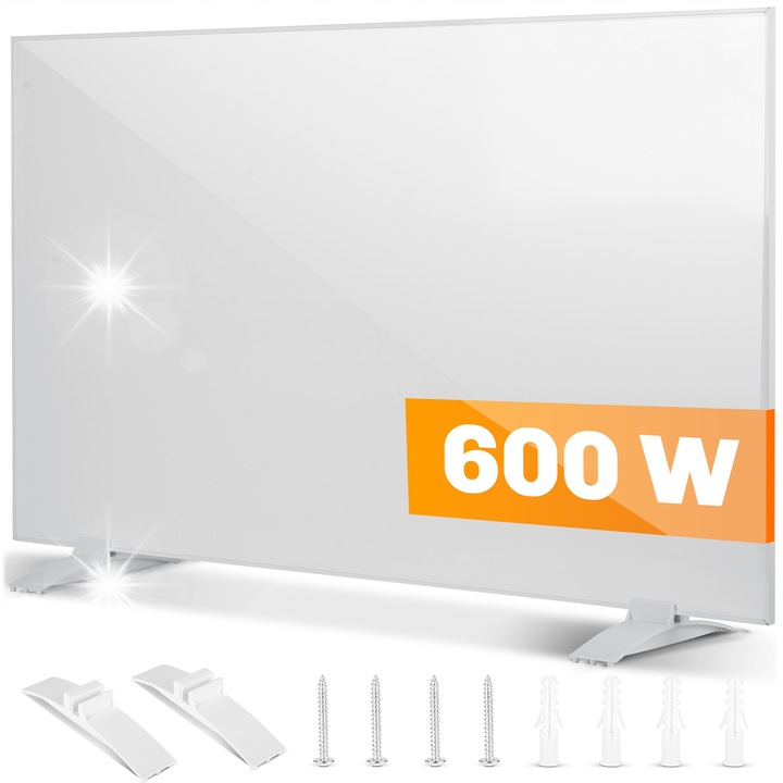 Panel grzewczy 600W Berdsen, tehnologie Carbon Crystal, montaj versatil, IPX4, set complet