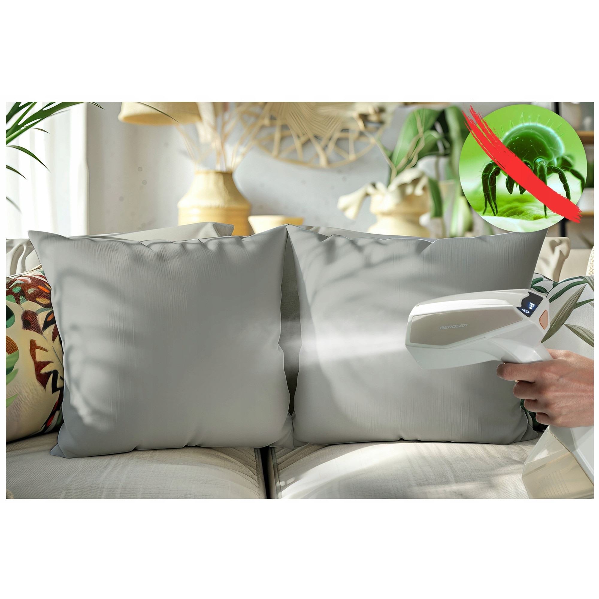 Parownica Berdsen BD-300, 2000 W, 45g/min, 360 ml, set complet