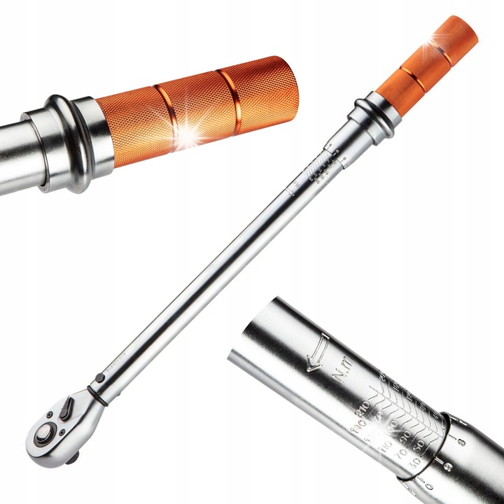 Cheie dinamometrica 1/2" NEO Tools, 20-210 Nm, 480 mm