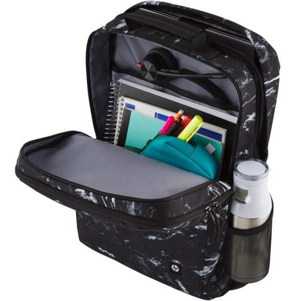 Rucsac laptop HP Campus XL Marble Stone 20L, 16", impermeabil, cu compartiment pentru laptop