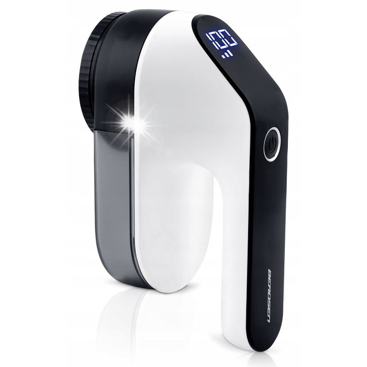 Aparat electric pentru haine Berdsen, cu display LCD, 3 moduri de intensitate, acumulator 2000mAh, set complet