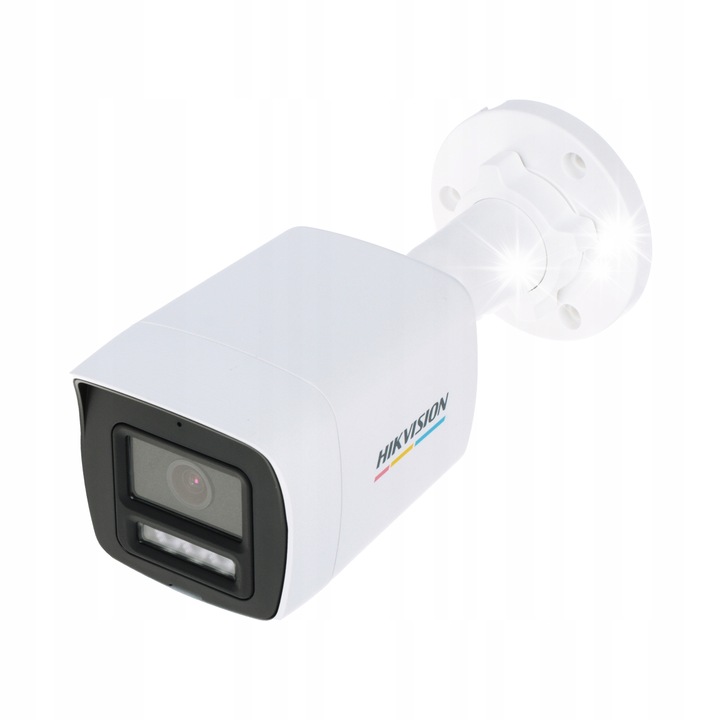 Камера IP Hikvision ColorVu 6MP, 2.8мм, бяла, IP67, PoE захранване