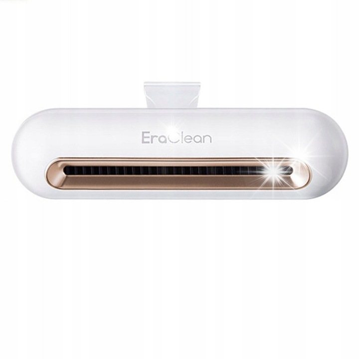 Purificator de aer pentru frigider EraClean CW-B01, 3 in 1, alb, cu Baterie 800mAh USB-C