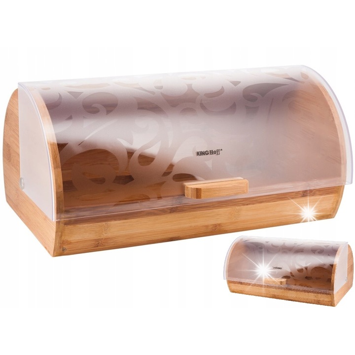 Cutie alimentara, Kinghoff, chlebak bambus-acril, 36x21x17cm, 5kg