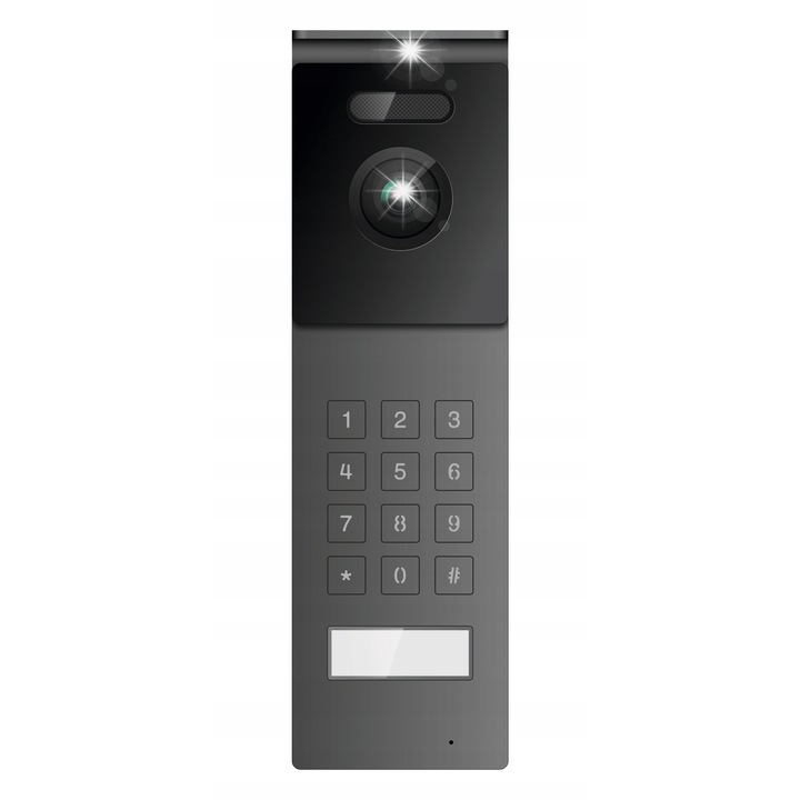 Videofon, Vidos, S12D, антрацит, 176x51x37mm, комплект с монитор M12W