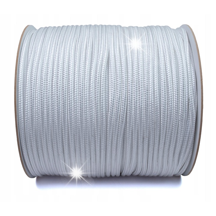 Polipropilén kötél 10mm, 50m, fehér, UV-álló