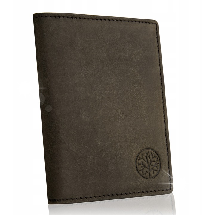 Portofel barbati Betlewski BPM-HT-M2, piele naturala, RFID, 4 compartimente, 12x9,5x1cm, maro