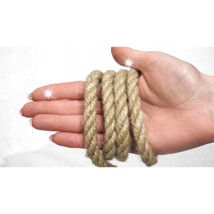 Juta zsineg 10mm 20m, natúr, ökológiai, időjárásálló