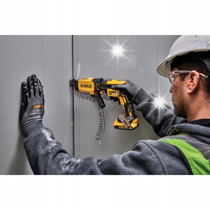 Винтоверт за гипсокартон, DeWalt, 18V, 2x2.0Ah, безчетков, с куфар TSTAK