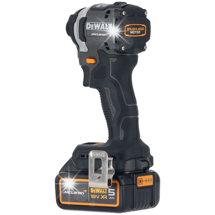 Ударен винтоверт 18V DeWalt McLaren, 205Nm, 2x5Ah, LED, 3 скорости, комплект