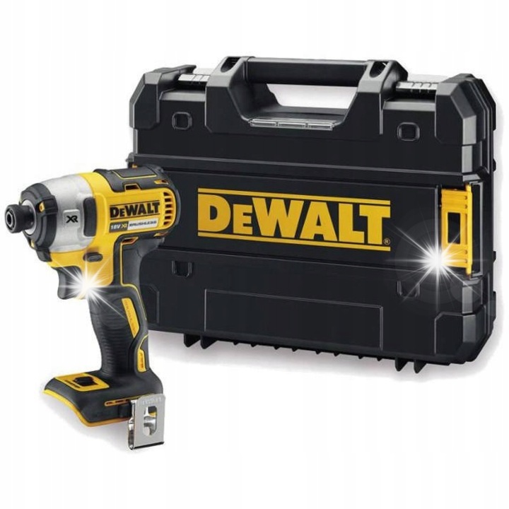 Surubelnita cu impact fara fir 18V DeWalt, 205Nm, 2 acumulatori 5.0Ah, valiza