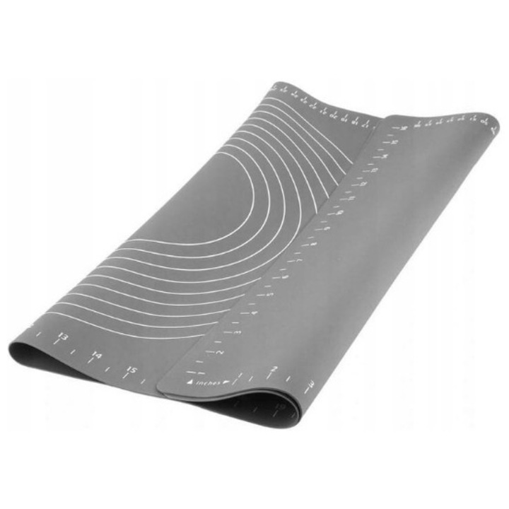 Covoras de framantat, Silicon, 70x50cm, Gri