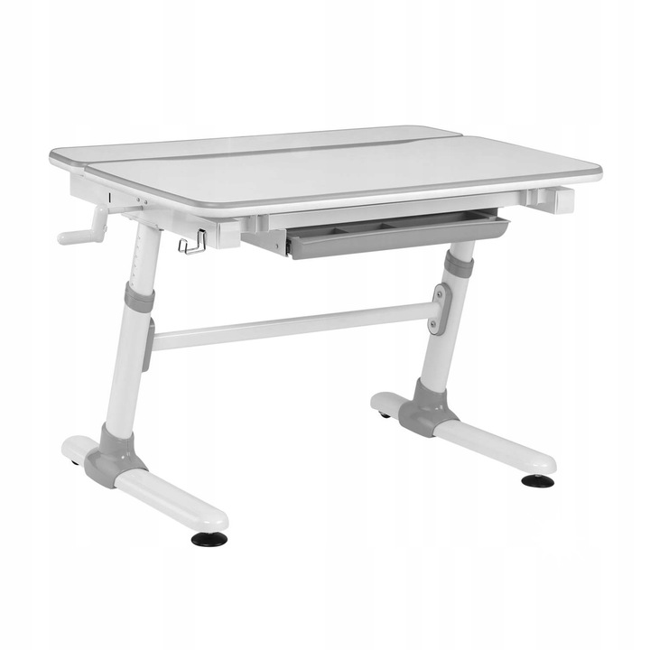 Ergo Office ergonomikus íróasztal gyerekeknek, állítható magasságú 58-80 cm, fiókkal, csúszásmentes