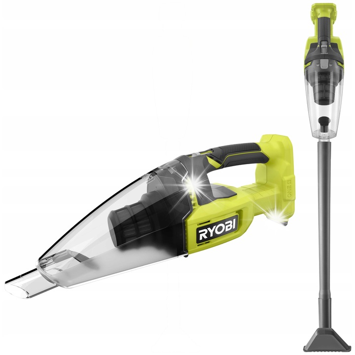 Aspirator vertical fara fir Ryobi 18V, 600ml, 1100l/min, 0.95kg