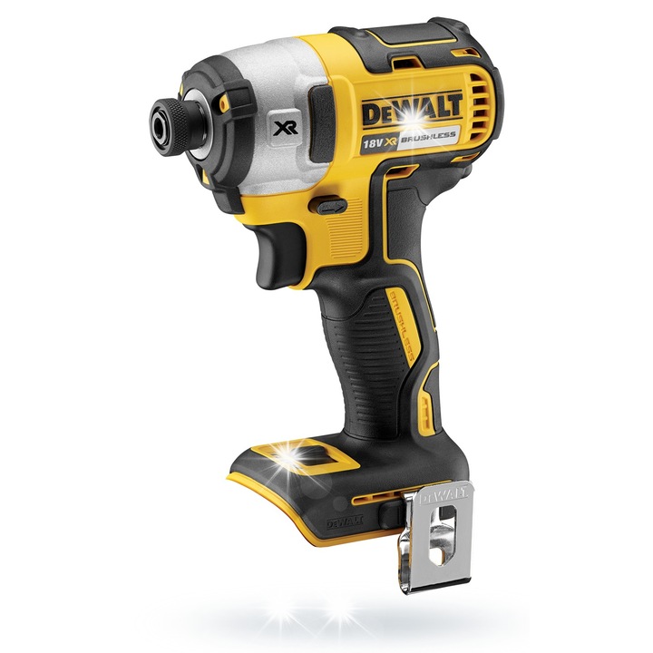 Комплект инструменти DeWalt DCF887N, ударен винтоверт 18V, 205 Nm, 1/4", батерия 3.0Ah, зарядно устройство 4A