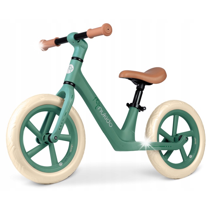 Nukido Light Flee futóbicikli gyerekeknek, nylon, 12" kerekek, 35-41cm ülésmagasság, többszínű