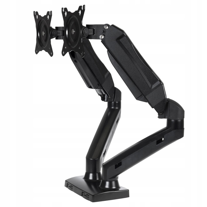 Maclean asztali tartó 2 monitorhoz, 13"-27", fekete, 16 kg, 775x245x400mm