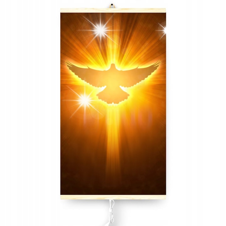 Panou radiant pe infrarosu Trio, 430W, 100x57cm, model 12, alb, set complet