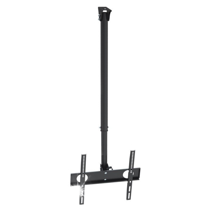 Стойка за таван за телевизор Maclean 32-55", 50кг, черна, регулируема