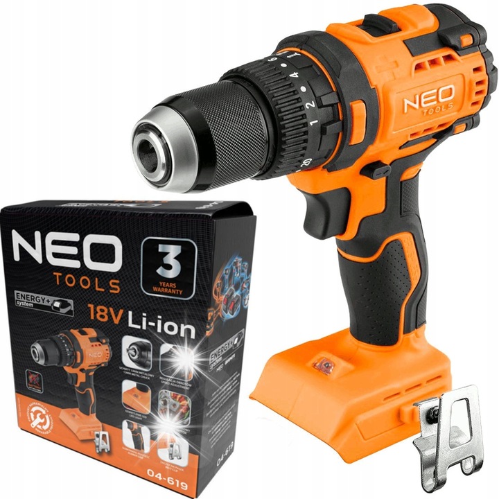 NEO 18V fúró-csavarozó, 95Nm, 13mm, akkumulátor nélkül