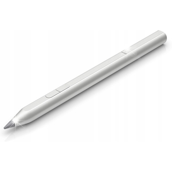 HP újratölthető MPP 2.0 dőlésérzékelős toll, ezüst, 9g nyomásérzékenység, 30 napos akkumulátor-üzemidő
