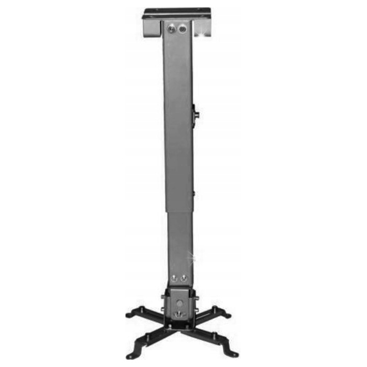 Urmaritor sufit pentru proiector Maclean MC-581S, 20kg, 43-65cm, metalic