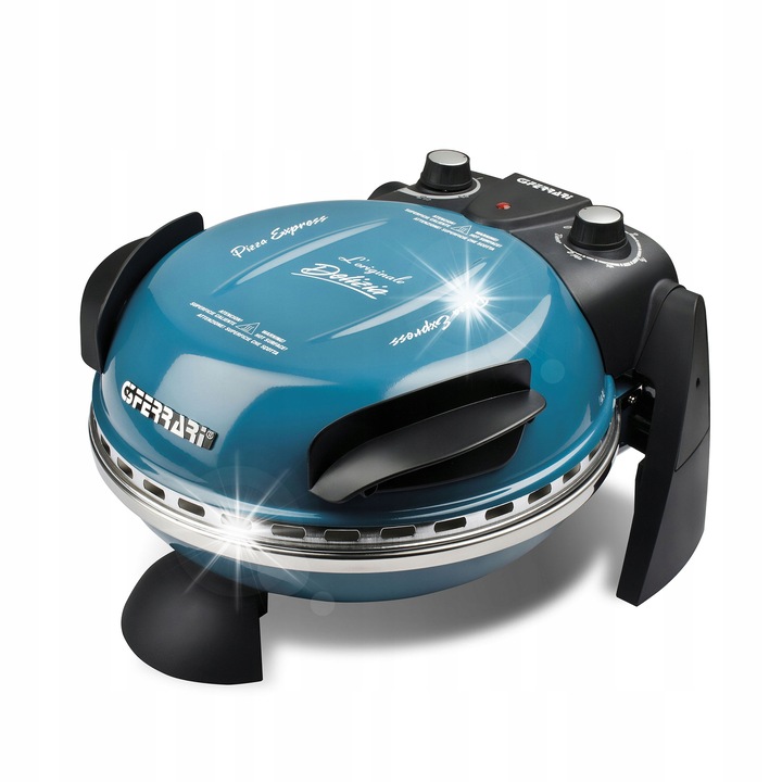 G3Ferrari elektromos pizza sütő, 1200W, 400°C, kék, 34x37x19.5cm