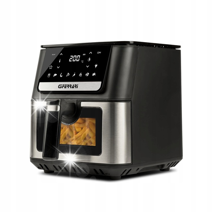 Friteuza G3 Ferrari Friggisano 6.5L, 1700W, fekete, 28.5x30.5x38cm