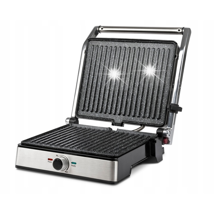 Grill electric, G3Ferrari, 2000W, placi antiaderente, 29x24cm, set
