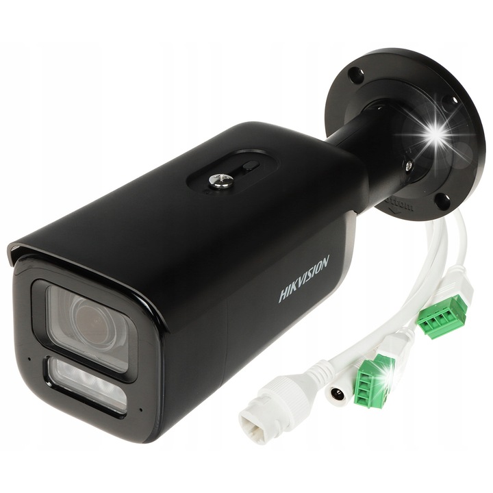 Camera de supraveghere IP Hikvision, 4 Mpx, motozoom, Smart Hybrid Light, neagra