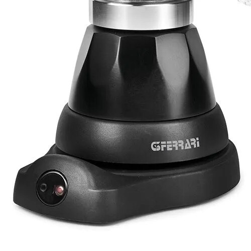 Espressor moka electric G3Ferrari G10028 Hello Moka, 400 W, capacitate 3 cesti, filtru reutilizabil, aluminiu, gri/argintiu, 1 buc