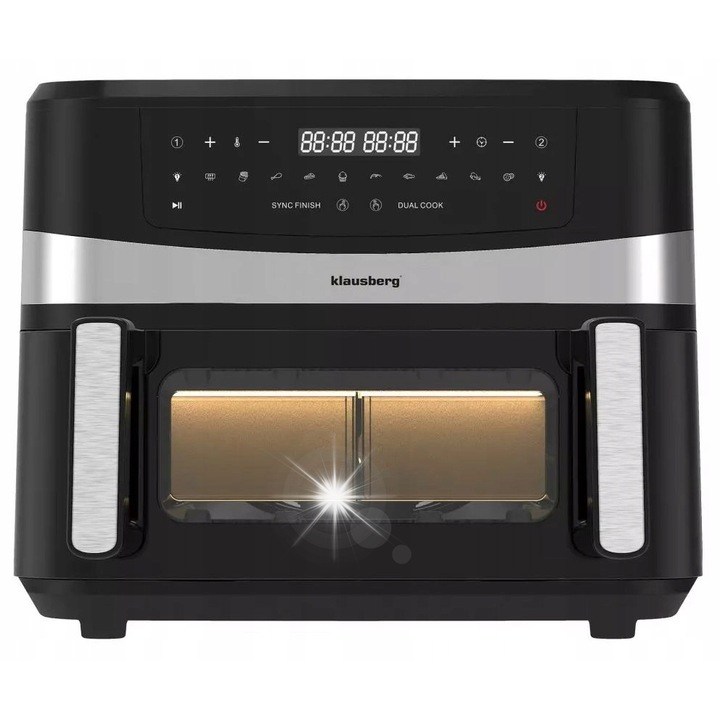 Friteuza fara ulei Klausberg KB-7717 2600W 9l negru