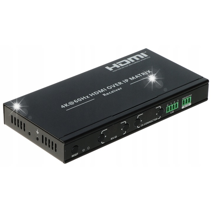 Receiver HDMI-EX122E-RX, Delta, 4K UHD, 80m, 191x96x25mm