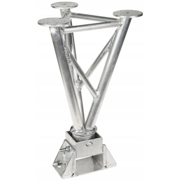 Поддръжка за кули и стълбове Delta, MK-1.5/POD-B, алуминий, устойчив на корозия, 560x344x306mm