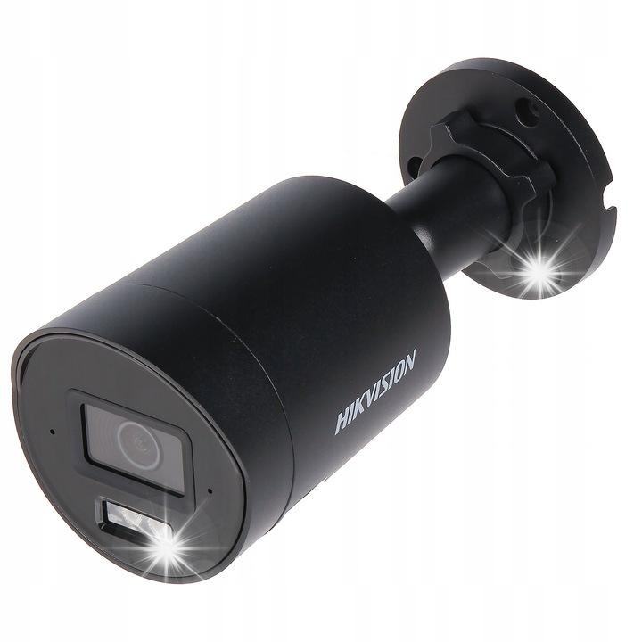 Камера IP Hikvision AcuSense 4 Mpx, технология Smart Hybrid Light, черна, 234x120x117mm