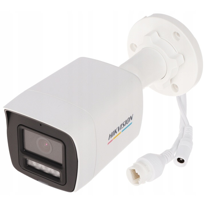 Камера IP Hikvision DS-2CD1067G2H-LIU (2.8mm) ColorVu, 6Mpx (3200×1800), PoE, IP67, Бял