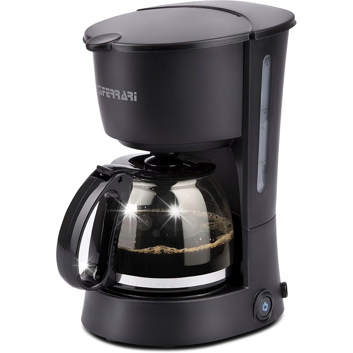 Cafetiera G3Ferrari G10159, 550W, 600ml, filtru nylon, sticla, 14,5x16,5x26cm